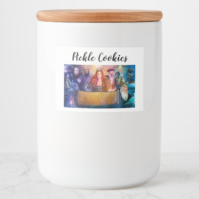 Pickle Cookies Burk Mat Etiketter (Framsida)