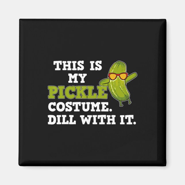 Pickle Costume Gift Magnet (Framsidan)
