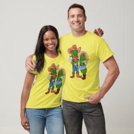 Pickle Cowboy, Gherkin Cowgirl, Dill Cucumber Väst T Shirt