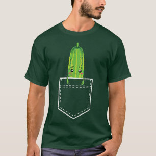 Pickle Cucumber Älskare Cute Vegetable Veggie Pock T Shirt