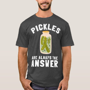 Pickle Cucumber Pickle Älskare Pickle Burk, konser T Shirt