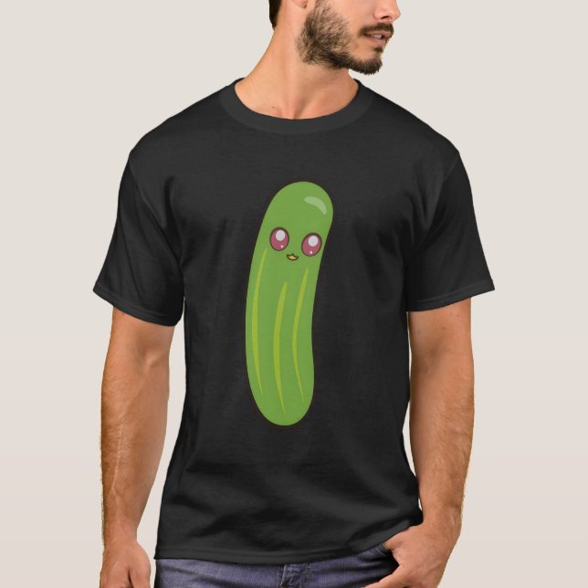 Pickle Cucumber Vegetables T Shirt (Framsida)