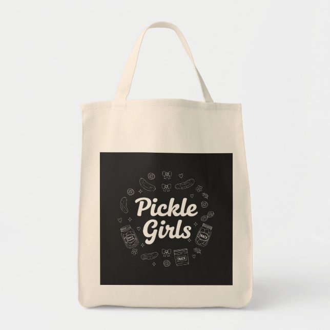 Pickle Flickor, Citatdesign för Älskare Tygkasse (Framsidan)