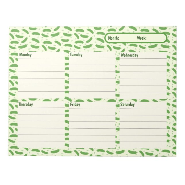 Pickle & Fresh Collection Anteckningsblock (Framsida)