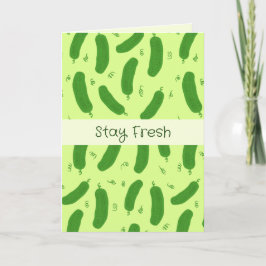 Pickle & Fresh Collection Födelsedag Kort