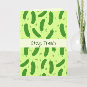 Pickle & Fresh Collection Födelsedag Kort