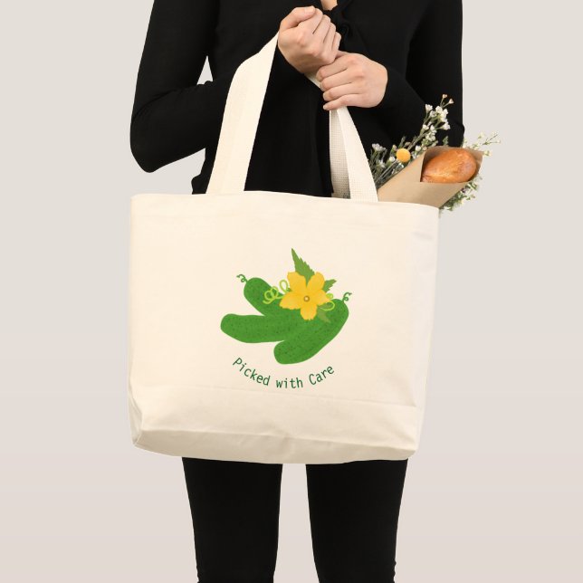 Pickle & Fresh Collection Jumbo Tygkasse (Framsida (produkt))
