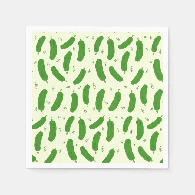 Pickle & Fresh Collection mönstrad Pappersservett (Framsidan)