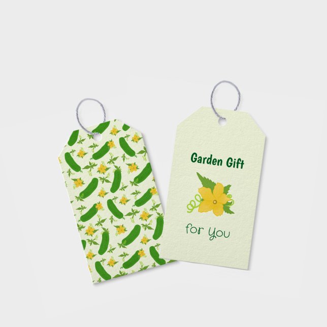 Pickle & Fresh Collection mönstrad Presentetikett (Skapare uppladdad)