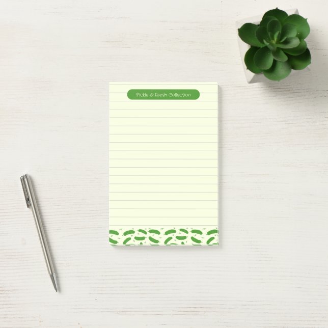 Pickle & Fresh Collection Post-it Block (Kontor)
