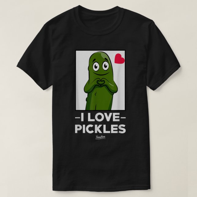Pickle-gåvor för Pickle Älskare Funny Pickle Shirt T (Design framsida)