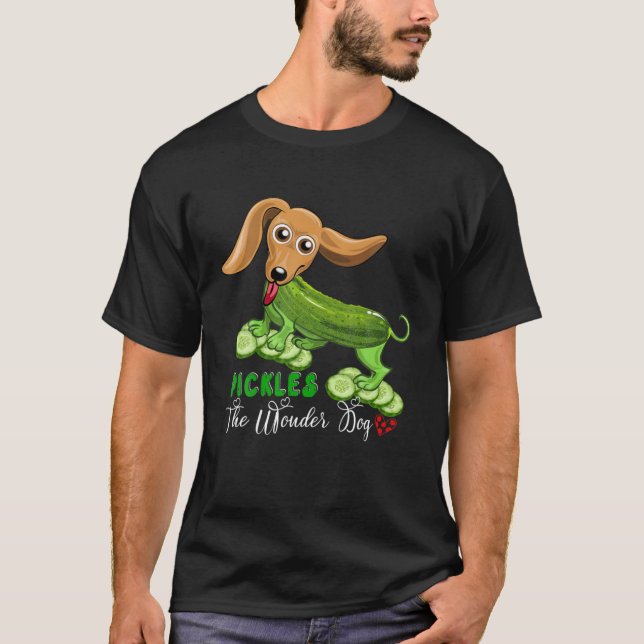 Pickle-Hund, den ynkliga pickeln Hund älskare T Shirt (Framsida)