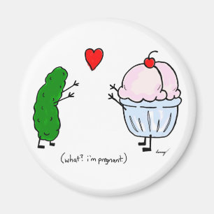 Pickle Kärlek Ice Cream Magnet