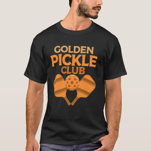 Pickle-Klubb - Pickleball Players Pickle T Shirt (Framsida)