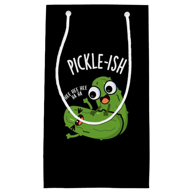 Pickle-liknande Kittlig Rolig Pickle Puns Mörk BG (Framsidan)