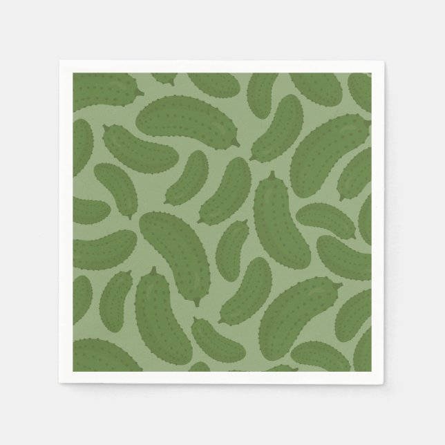 Pickle me Lycklig Pappersservett (Framsidan)