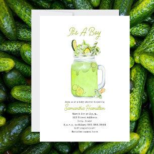 Pickle MilkskakBoy Shower Inbjudningar