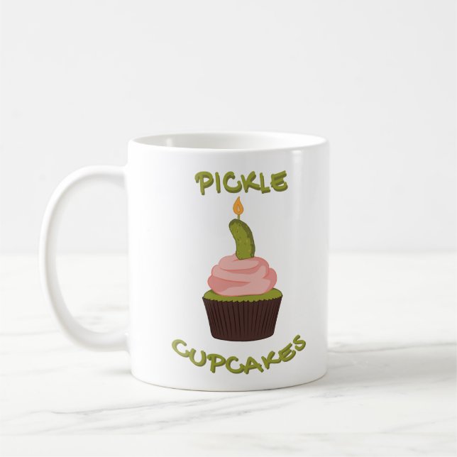 PICKLE-MUFFINSAR KAFFEMUGG (Vänster)