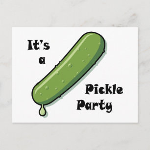 Pickle Party Vykort