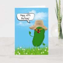 Pickle-person med hög i 60:e födelsedagen