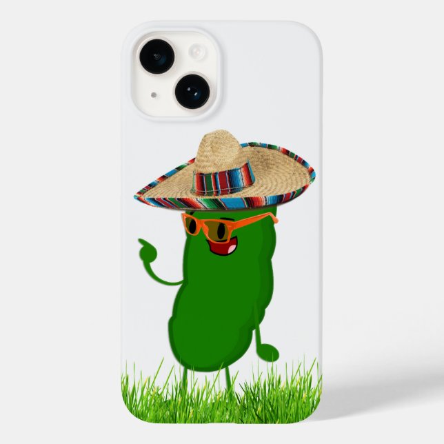 Pickle person med mexikansk sombrero (Baksida)