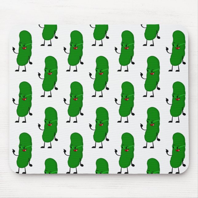 Pickle Person on White Musmatta (Framsidan)