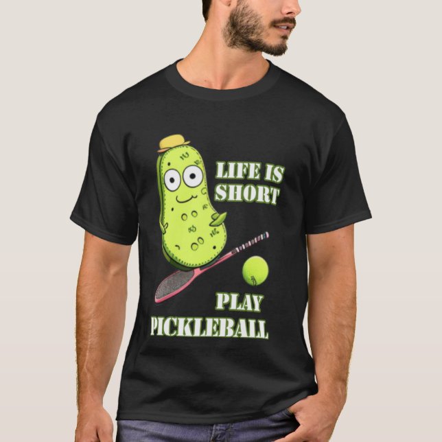 Pickle Pickleball 1 T Shirt (Framsida)