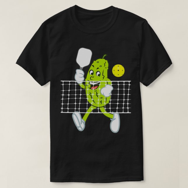Pickle Pickleball Funny Pickleball Paddleb T Shirt (Design framsida)