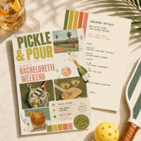 Pickle & Pour Retro Pickleball Systerbrudsafton
