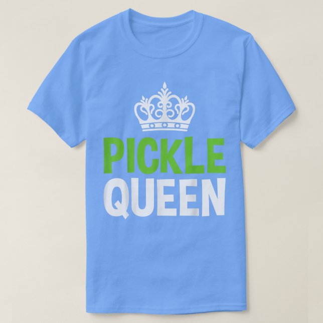 Pickle Queen Vegan Funny Vegetable T Shirt (Design framsida)