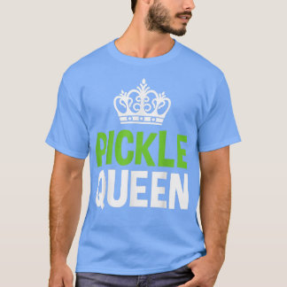 Pickle Queen Vegan Funny Vegetable T Shirt