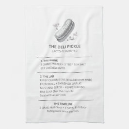 Pickle Recipe - Kitchen towel Kökshandduk