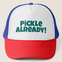 Pickle redan! Pickleball Hat - Grönt