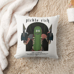 Pickle Rick - jag är en vetenskaplig offertgrafik Kudde