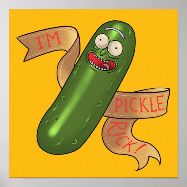 Pickle Rick Poster (Framsidan)
