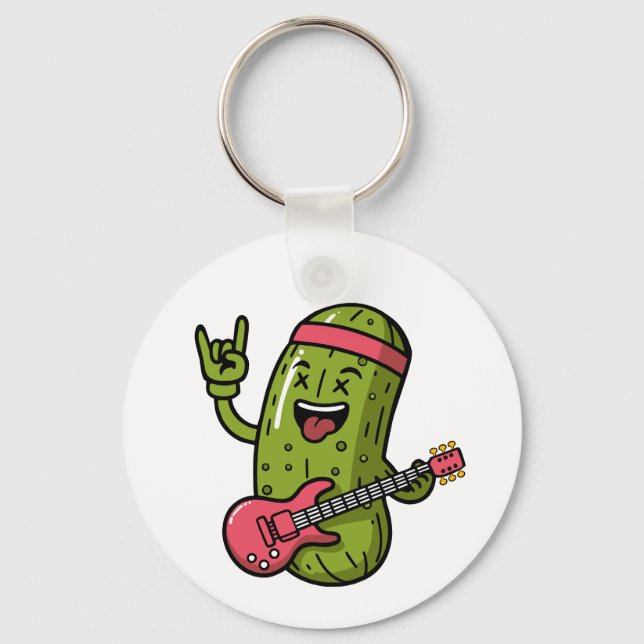 Pickle Rockstjärna Nyckelring (Framsida)