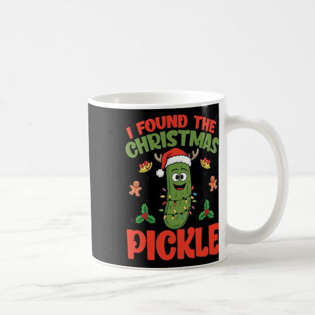 Pickle Santa Hat Julafton Ljus - jag hittade julen Kaffemugg (Höger)