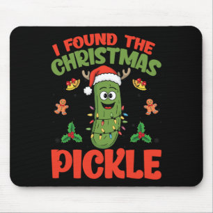 Pickle Santa Hat Julafton Ljus - jag hittade julen Musmatta