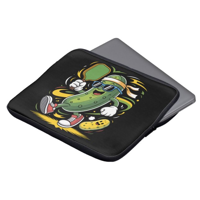 Pickle Spelar Pickleball Laptop Fodral (Framsida topp)