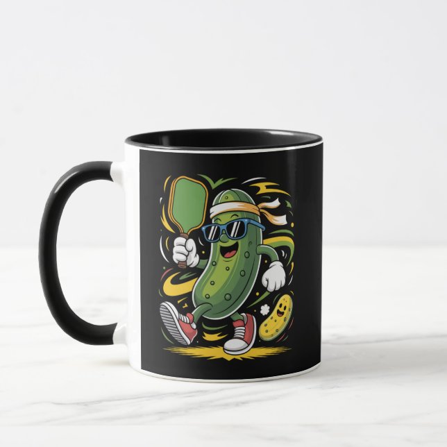 Pickle Spelar Pickleball Mugg (Vänster)