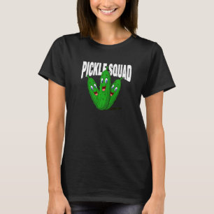 Pickle Squad Unika Söta Dillpickel Vegan T Shirt