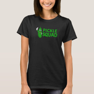 Pickle Squad Unika Söta Dillpickel Vegan T Shirt