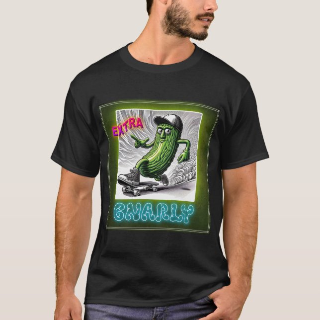 Pickle T-Shirt Extra Gnarly (Framsida)