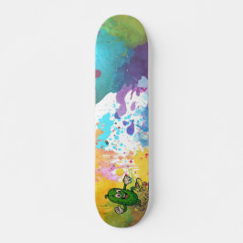 Pickle Tecknad film Färgglad Skateboard