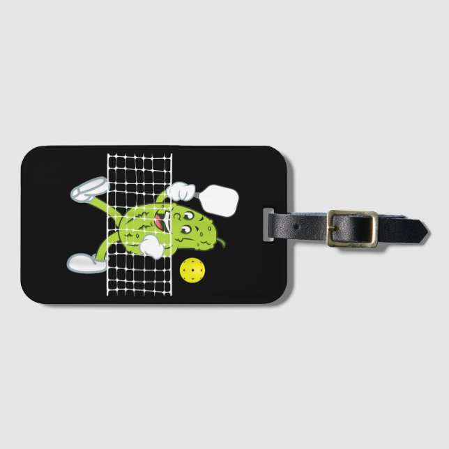 Pickle-uppspelningspickleball - lustig Pickleball  Bagagebricka (Framsida horisontal)
