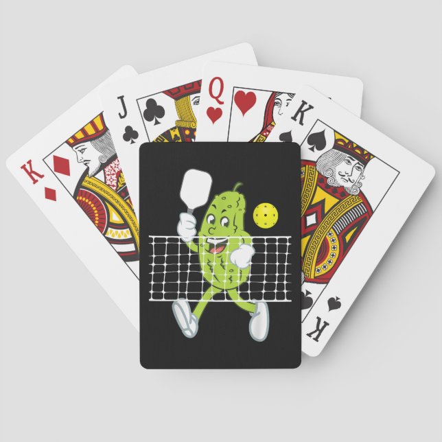 Pickle-uppspelningspickleball - lustig Pickleball  Casinokort (Baksidan)