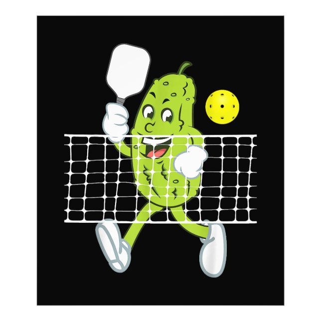 Pickle-uppspelningspickleball - lustig Pickleball  Fototryck (Framsidan)