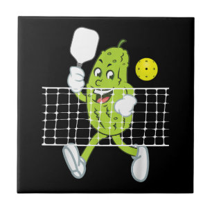 Pickle-uppspelningspickleball - lustig Pickleball Kakelplatta