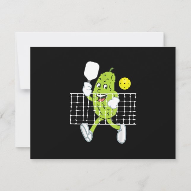 Pickle-uppspelningspickleball - lustig Pickleball  OSA Kort (Framsida)