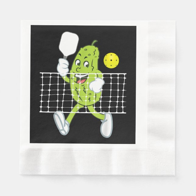 Pickle-uppspelningspickleball - lustig Pickleball  Pappersservett (Framsidan)